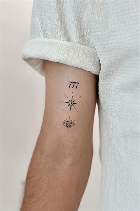 three sevens tattoo|777 Tattoo: Exploring the Charm of Triple Sevens .